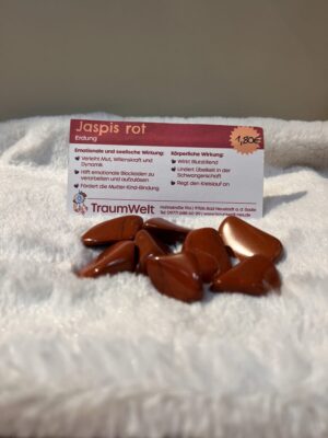 Trommelstein "Jaspis Rot"