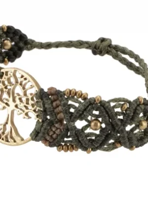 Goa-Armband, Makramee, Festival-Armband – „Tree of life“