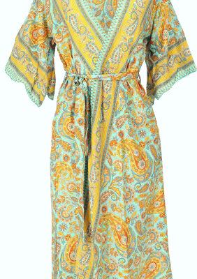 Langer Kimono im Japan-Style, Kimono-Mantel, Kimonokleid