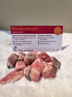 Trommelstein "Rhodochrosit"