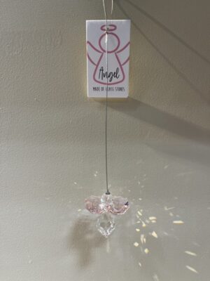 Kristallengel "Rosenquarz"