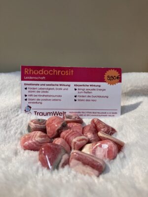 Trommelstein "Rhodochrosit"