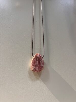 Trommelstein gebohrt "Rhodochrosit"