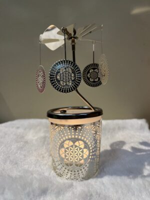 Glas-Karussell - Windlicht