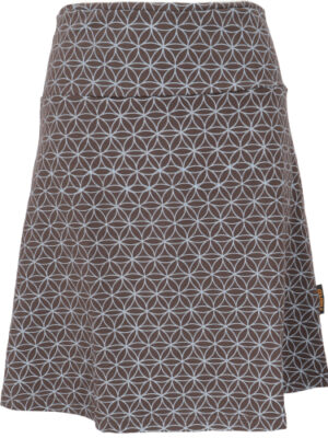 A-Linien-Rock aus Bio-Baumwolle, bequemer Rock Organic