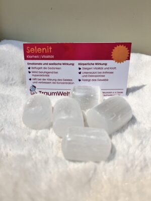 Trommelstein „Selenit“