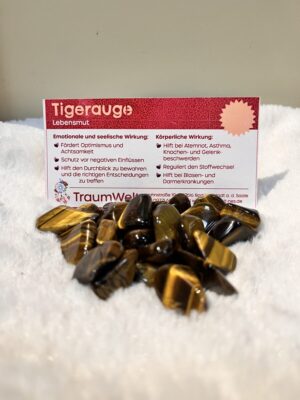 Trommelstein "Tigerauge"