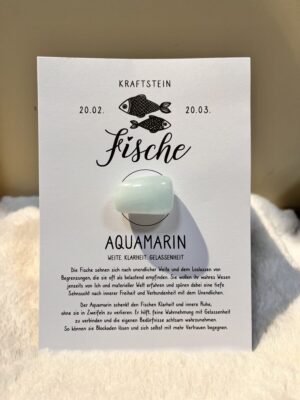 Geschenkkarte Kraftstein „Fische“