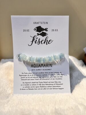 Geschenkkarte Armband "Fische"