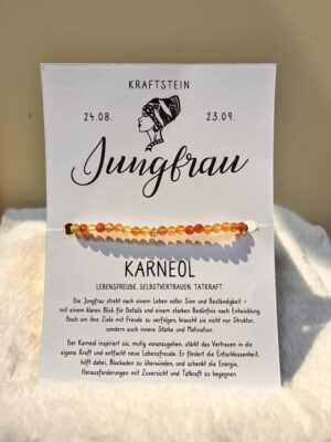 Geschenkkarte Armband "Jungfrau"