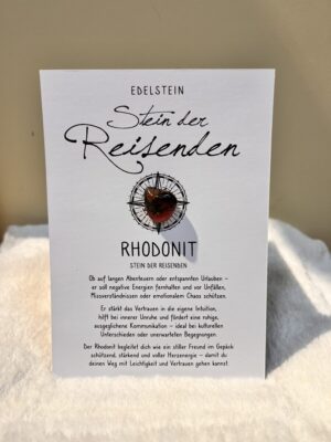 Geschenkkarte „Stein der Reisenden“