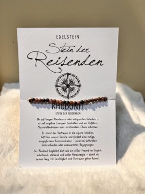 Geschenkkarte Armband „Stein der Reisenden“