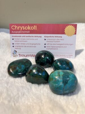 Trommelstein „Chrysokoll“