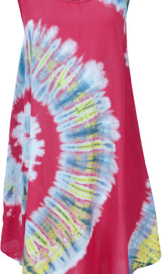 Batik-Tunika, Hippie chic, Strandkleid, Sommerkleid