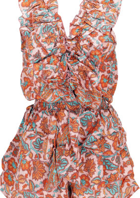 Kurzer luftiger Overall im Hippiestyle, Einteiler, Jumpsuit