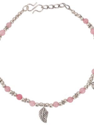 Indische Fußkette mit kleinen Perlen, Boho Fußschmuck