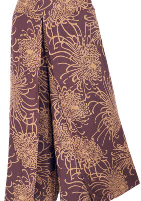 Palazzohose, offene Boho Sommerhose, Hosenrock